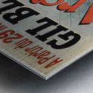 Gil Blas L’argent 1890 Poster by Jules Chéret Metal print