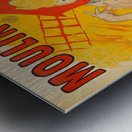 Moulin Rouge Paris-Cancan 1890 Poster by Jules Chéret Metal print