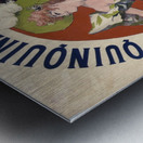 Quinquina Dubonnet apéritif dans tous les cafés 1895 Poster by Jules Chéret Metal print