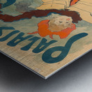 Ice Skating Rink 1893 Poster by Jules Chéret Metal print