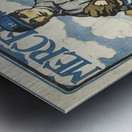 Mercersburg 1903 Poster by Bristow Adams American 1875 – 1956 Metal print