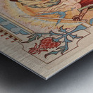 Magicien oriental Illustration by Eugène Samuel Grasset Metal print