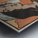 Sculptress 1897 Illustration by Eugène Samuel Grasset Metal print