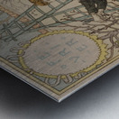 Février 1896-1898 Poster by Eugène Samuel Grasset Metal print