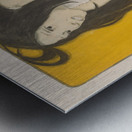 Morfineverslaafde vrouw 1897 Illustration by Eugène Samuel Grasset Metal print