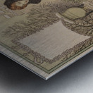 Décembre 1896-1898 Poster by Eugène Samuel Grasset Metal print