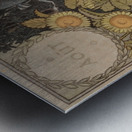 Août 1896-1898 Poster by Eugène Samuel Grasset Metal print