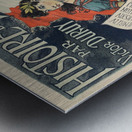 Histoire De France 1895 Poster by Eugène Samuel Grasset Metal print