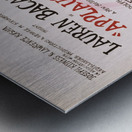 Applause 1970 Clyde Smith American 20th Century Artcraft Lithograph Poster Metal print