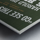 The Birthday party 1967 Artcraft Lithograph Poster 1905–1970 Metal print