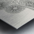 Modern Mexican designs. 1888 edition Lornement Polychrome by Albert Racine 1825–1893. Metal print