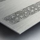 Antique illustration. 1888 edition Lornement Polychrome by Albert Racine 1825–1893. Metal print