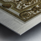 17th Century pattern. 1888 edition Lornement Polychrome by Albert Racine 1825–1893. Metal print