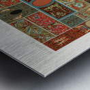 Renaissance pattern. 1888 edition Lornement Polychrome by Albert Racine 1825–1893. Metal print