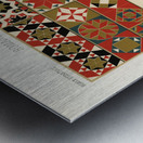 Roman-Byzantine pattern. 1888 edition Lornement Polychrome by Albert Racine 1825–1893. Impression metal