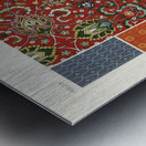 Persian pattern. 1888 edition Lornement Polychrome by Albert Racine 1825–1893. Metal print