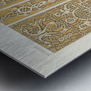 Russian pattern. 1888 edition Lornement Polychrome by Albert Racine 1825–1893. Metal print