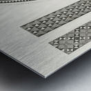 Patterns. 1888 edition Lornement Polychrome by Albert Racine 1825–1893. Metal print