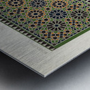 Moresque pattern Lornement Polychrome 1888 by Albert Racinet 1825-1893. 1888 edition. Metal print