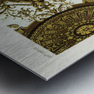 17th Century pattern. 1888 edition Lornement Polychrome by Albert Racine 1825–1893. Metal print