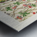 19th Century pattern Lornement Polychrome 1888 by Albert Racinet 1825&ndash1893. 1888 edition. Metal print