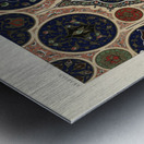 Arabian pattern. 1888 edition Lornement Polychrome by Albert Racine 1825–1893. Metal print