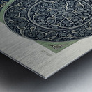 Persian pattern. 1888 edition Lornement Polychrome by Albert Racine 1825–1893. Metal print