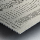 Ancient Egyptian. 1888 edition Lornement Polychrome by Albert Racine 1825–1893. Metal print