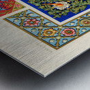 Middle-Ages pattern. 1888 edition Lornement Polychrome by Albert Racine 1825–1893. Metal print