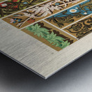 Middle-Ages pattern. 1888 edition Lornement Polychrome by Albert Racine 1825–1893. Metal print