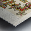 Middle-Ages pattern. 1888 edition Lornement Polychrome by Albert Racine 1825–1893. Metal print
