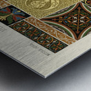 Middle-Ages pattern. 1888 edition Lornement Polychrome by Albert Racine 1825–1893. Metal print