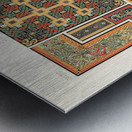 Celtic pattern. 1888 edition Lornement Polychrome by Albert Racine 1825–1893. Metal print