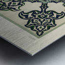 Persian pattern. 1888 edition Lornement Polychrome by Albert Racine 1825–1893. Impression metal