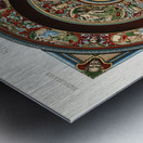 Renaissance pattern. 1888 edition Lornement Polychrome by Albert Racine 1825–1893. Metal print