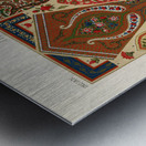 Indian pattern. 1888 edition Lornement Polychrome by Albert Racine 1825–1893. Metal print