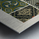 Japan pattern. 1888 edition Lornement Polychrome by Albert Racine 1825–1893. Metal print