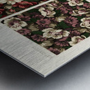 19th Century pattern. 1888 edition Lornement Polychrome by Albert Racine 1825–1893. Metal print