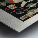 Chinese pattern Lornement Polychrome 1888 by Albert Racinet 1825-1893. 1888 edition. Metal print