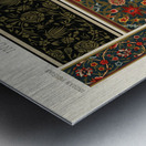 Indo-Persian pattern. 1888 edition Lornement Polychrome by Albert Racine 1825–1893. Metal print