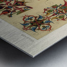 Middle-Ages pattern. 1888 edition Lornement Polychrome by Albert Racine 1825–1893. Metal print