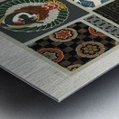 Japanese pattern. 1888 edition Lornement Polychrome by Albert Racine 1825–1893. Impression metal