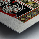 Middle-Ages pattern. 1888 edition Lornement Polychrome by Albert Racine 1825–1893. Metal print