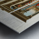 Renaissance pattern. 1888 edition Lornement Polychrome by Albert Racine 1825–1893. Metal print