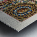 18th Century pattern. 1888 edition Lornement Polychrome by Albert Racine 1825–1893. Metal print