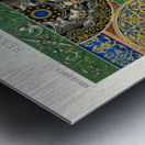 Renaissance pattern. 1888 edition Lornement Polychrome by Albert Racine 1825–1893. Metal print