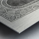 Byzantine pattern. 1888 edition Lornement Polychrome by Albert Racine 1825–1893. Metal print