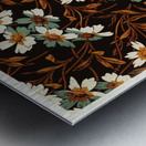 Antique illustration of the grammar of ornament pattern. 1888 edition Lornement Polychrome by Albert Racine 1825–1893. Metal print