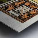 Greek pattern. 1888 edition Lornement Polychrome by Albert Racine 1825–1893. Impression metal