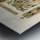 Middle-Ages pattern. 1888 edition Lornement Polychrome by Albert Racine 1825–1893. Metal print